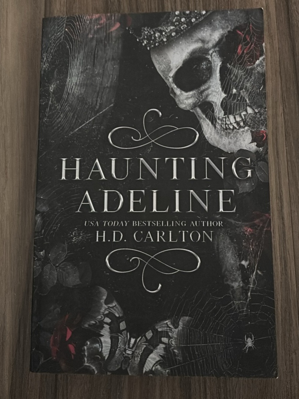 Chapter Haunting Adeline Decorative Book Cover - Black & Red Accents